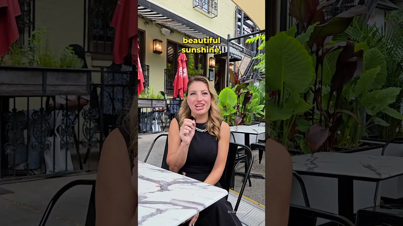 Diana presenting a Yorkville neighbourhood spotlight